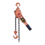 VLP Standard Duty Lever Chain Puller, 0.75 ton Load, 5 ft H Lifting, 31 lb Rated, 37.5 mm Hook Opening