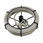 Cable Assembly, 7/16 in OD, 100 ft L, 1.5 ton Working