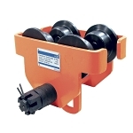 SBT Heavy Duty Manual Trolley, 1 ton Load, 4 to 8-1/32 in, 40 in