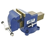Heavy Duty Vise, 4 in Jaw Opening, 1-1/2 in Capacity, Iron