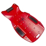 Wide Body Mechanic Creeper, 440 lb Capacity, 47 in L x 23-5/8 in W x 4-3/4 in H