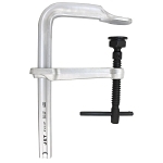 Deep Throat Heavy Duty L-Clamp, 5-1/2 in D Throat, 20 in Jaw Opening