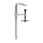 Deep Throat Heavy Duty L-Clamp, 5-1/2 in D Throat, 16 in Jaw Opening