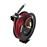 Retractable Hose Reel, 3/8 in ID x 50 ft L Hose, 300 psi Pressure
