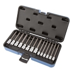 Hex Bit Socket Set, 3/8 in Drive, 1/4 in