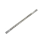 16 Clips Socket Rail, 3/8 in Drive, Chrome Vanadium Steel