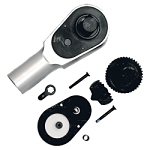 RHQ Professional Duty Ratchet Wrench, 1/2 in Drive, Teardrop Head, 15 in OAL