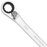 Reversible Ratcheting Combination Wrench Set, 13 Pieces, 1/4 to 1 in, Full Polished