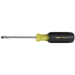 Screwdriver, 1/4 in Slotted Point, 4 in OAL, Acetate Handle