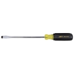 Screwdriver, 3/8 in Slotted Point, 8 in OAL, Acetate Handle