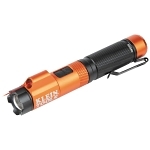 Rechargeable Focus Flashlight With Laser,  LED Bulb,  Aluminum Housing