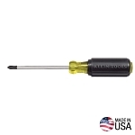Screwdriver, #2 Phillips; Point, Steel Shank, 8-1/4 in OAL, Acetate Handle