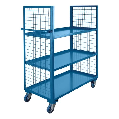 2-Sided Wire Mesh Utility Cart