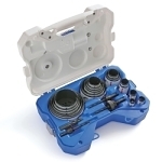 Hole Saw Kit, 26 Pieces, Bi-Metal