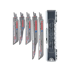Straight Reciprocating Saw Blade Set, 5 Pieces