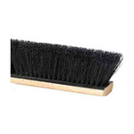 PB-T18 Push Broom, Medium Sweep Face, PVC/Tampico Bristle