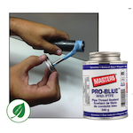 PRO-BLUE; Brush Top Pipe Thread Sealant, 500 mL Can, Blue