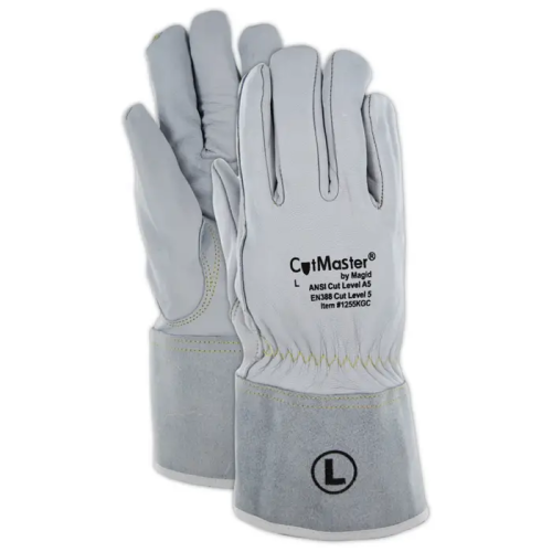 Lined Full Leather Glove with 3.5" Lined Cuff, 2XL