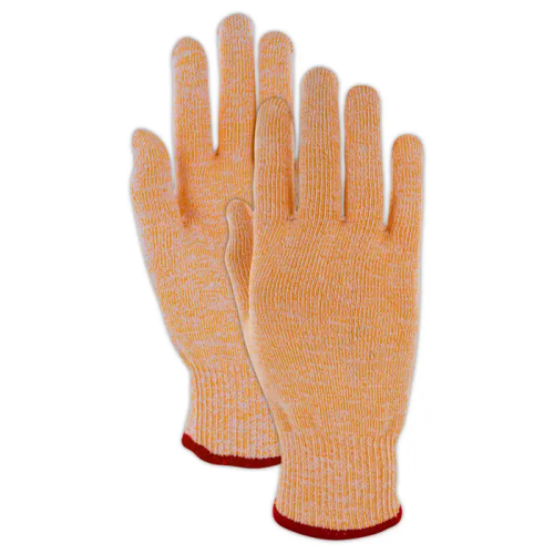 13-Gauge Hi-Vis Orange Cut-Resistant Gloves, Cut Level A4, Size 10