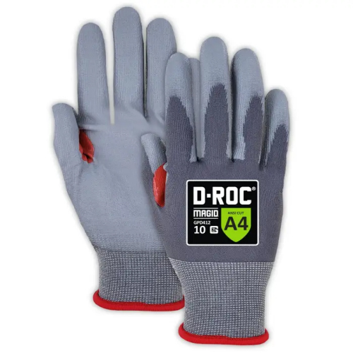 21G Ultra-Thin PU Palm Coated Cut Level A4 Work Gloves, Size 11