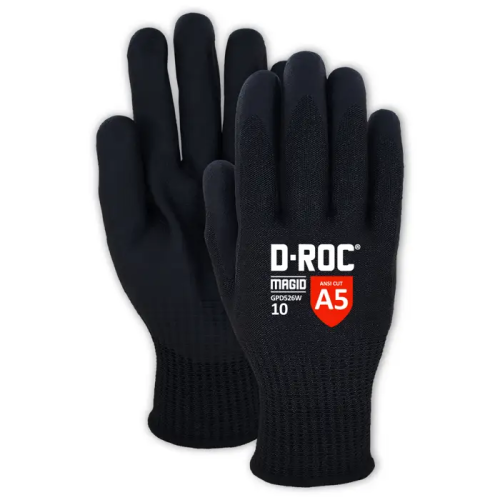 Merino Wool Lined Winter Work Gloves, ANSI Cut Level A5