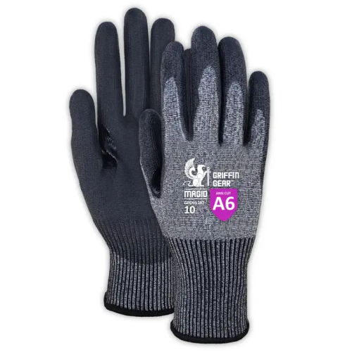 Polyurethane Palm Coated Gloves With Reinforced Thumb Crotch, 10