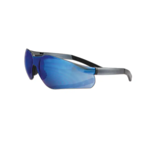 Gemstone Myst Flex Y19 Protective Eyewear, Blue Mirror