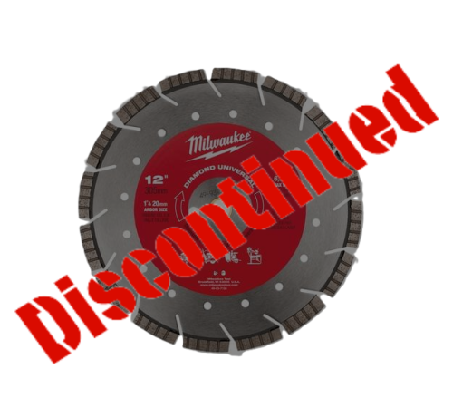 12"X.125X1/20mm, Universal Segmented Turbo Circular Diamond Saw Blade