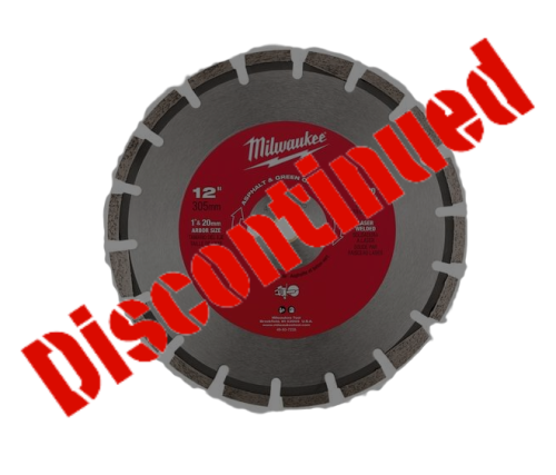 12"X.125X1/20mm Asphalt/Green, Circular Segmented Diamond Blade