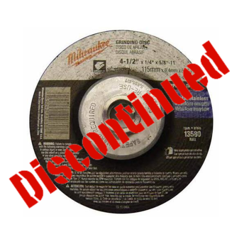 4-1/2" x 1/4" x 5/8-11" Grinding Wheel (Type 27)