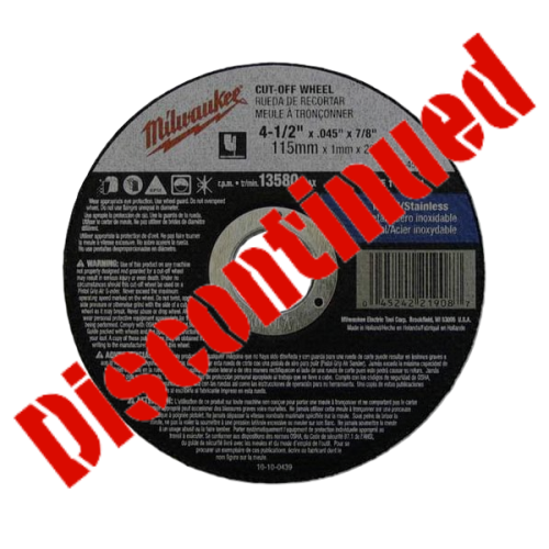 5" x .045" x 7/8" Cut-Off Wheel (Type 27)