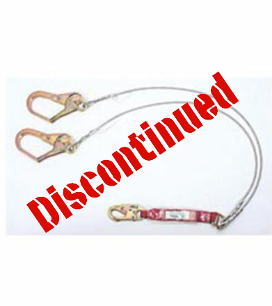 MSA Sure-Stop 10088212 Fixed Shock Absorbing Cable Lanyard