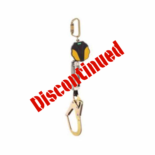 MSA Workman 10157843 Mini Single Leg Personal Fall Limiter With Carabiner and 36CL Rebar Snaphook