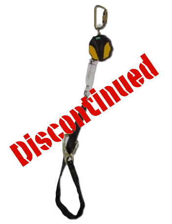 MSA Workman 10157847 Mini Single Leg Personal Fall Limiter With Tie-Back and FP5K Snaphook