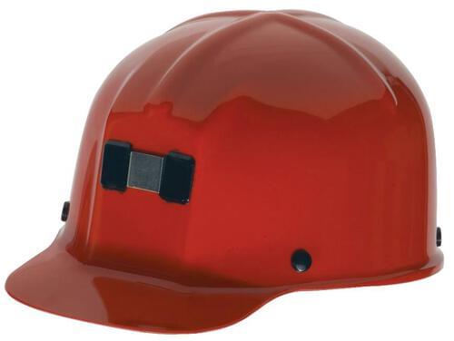 MSA Comfo-Cap 91590 Front Brim Hard Hat With Lamp Bracket and Cord Holder
