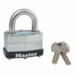 Safety Padlock, Alike Key, 9/32 in Shackle, Warded/Single Lever Locking