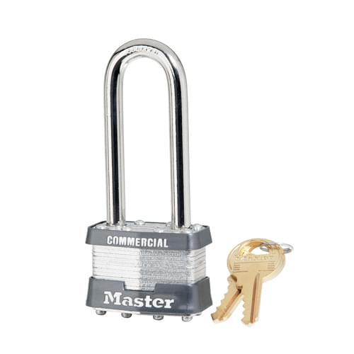 81KALJ Non-Rekeyable Rectangular Safety Padlock With 2-1/2 in Shackle