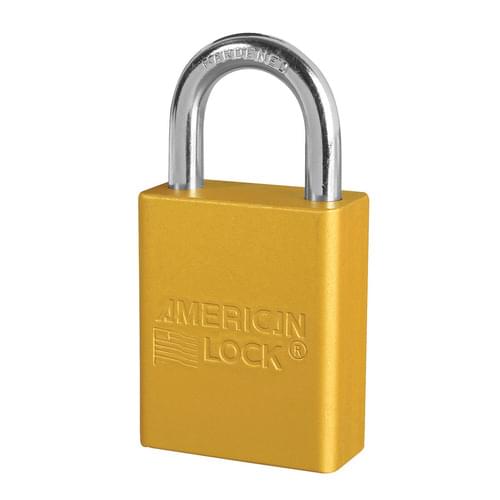 American Lock A1105KAS12YLW Lockout Padlock