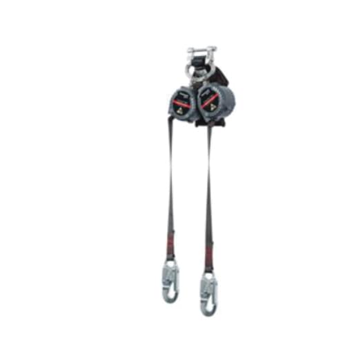 by Honeywell MFLET2-1/10.5FT Smooth Edge Twin Leg Personal Fall Limiter With 5K Locking Tie Back Hook