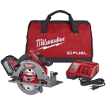 Depth Adjustment Electric Cordless Circular Saw Kit  7-1/4 in Dia Blade