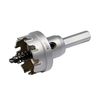 1-Piece Hole Cutter, 1-3/8 in Dia, 3/16 in D Cutting, Carbide Cutting Edge