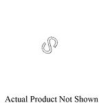 S Hook, T10, 105 lb Capacity, Zinc Plated