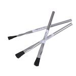 Acid Brush With Barcode,  3 in OAL,  1/2 in Horse Hair Brush