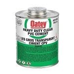 Heavy Duty Low VOC Viscosity PVC Solvent Cement, 946 mL Container, Clear