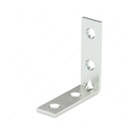 Large L-Shape Corner Brace, 5/8 in W x 1-1/2 in H, Steel