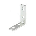 Large L-Shape Corner Brace, 1-1/8 in W x 6 in H, Steel