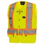 Surveyor, Safety Vest, 2XL, Hi-Viz Yellow/Green