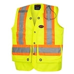 Surveyor, Safety Vest, XL, Hi-Viz Yellow/Green