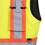 Reversible Insulated Safety Vest, L, Hi-Viz Yellow/Green