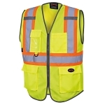 Safety Vest, M, Hi-Viz Yellow/Green